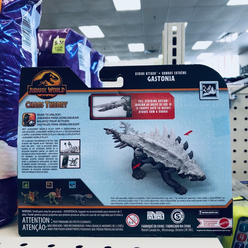 NEW JURASSIC WORLD Gastonia Dinosaur Action Figure Toy Age 4+ - Picture 7 of 16